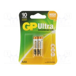 1 set x GP - 24AU-U2 - Battery: alkaline, 1.5V, AAA,R3, non-rechargeable, Ø10.5x44.5mm