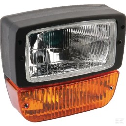 Right square headlight with indicator