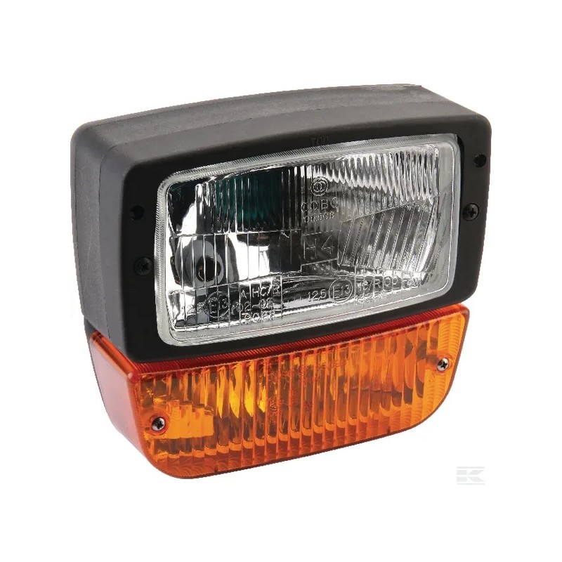 Right square headlight with indicator