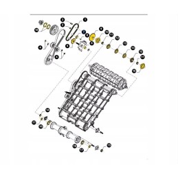 Tension sprocket z13 new holland cr press rb 844
