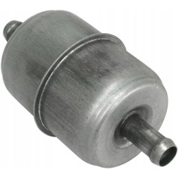 Flow-through fuel filter