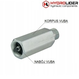 Safety valve for trailer vuba ab 3 8 set