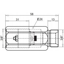 Safety valve for trailer vuba ab 3 8 set