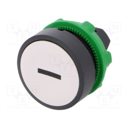 1 pcs x SCHNEIDER ELECTRIC - ZB5AA131 - Switch: push-button, 22mm, Stabl.pos: 1, white, none, IP66, flat