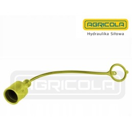 Flexible frost-resistant plug, yellow euro plug