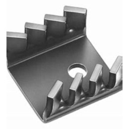 8 x Heat Sink, For Transistors, TO-220, Black Anodized, 30 °C/W, TO-220, 20.5 mm