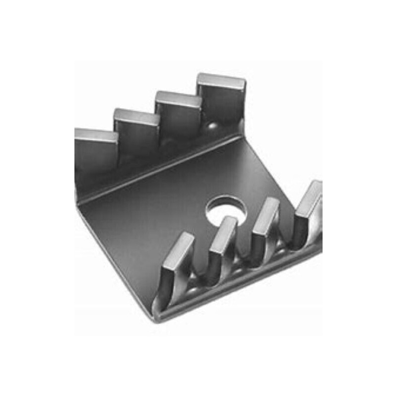 8 x Heat Sink, For Transistors, TO-220, Black Anodized, 30 °C/W, TO-220, 20.5 mm