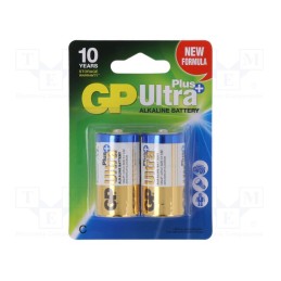 1 set x GP - GP 14AUP - Battery: alkaline, 1.5V, C, non-rechargeable, 2pcs, ULTRA PLUS