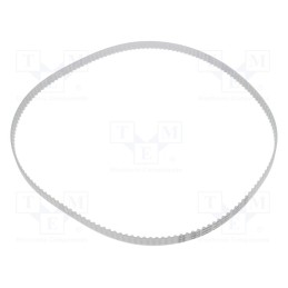 1 pcs x OPTIBELT - T5 800 1077ZA - Timing belt, T5, W: 10mm, H: 2.2mm, Lw: 800mm, Tooth height: 1.2mm