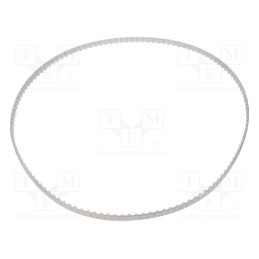 1 pcs x OPTIBELT - T5 630 677ZA - Timing belt, T5, W: 6mm, H: 2.2mm, Lw: 630mm, Tooth height: 1.2mm