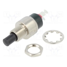 1 pcs x C&K - 8531SZQE2 - Switch: push-button, Pos: 2, SPST-NO, 1A/120VAC, 1A/28VDC, OFF-(ON)