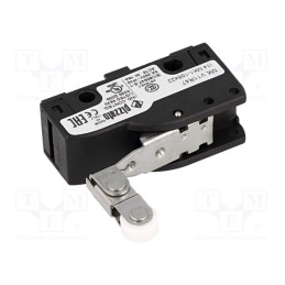 1 pcs x PIZZATO ELETTRICA - MK V11R47 - Microswitch SNAP ACTION, 6A/250VAC, 5A/24VDC, SPDT, ON-(ON), IP40