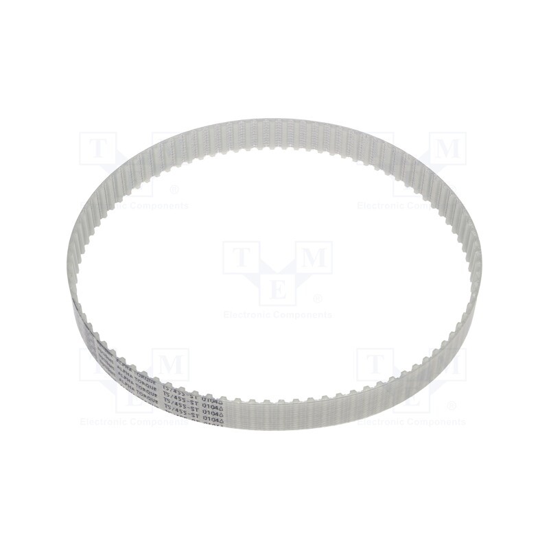 1 pcs x OPTIBELT - T5 455 1677ZA - Timing belt, T5, W: 16mm, H: 2.2mm, Lw: 455mm, Tooth height: 1.2mm