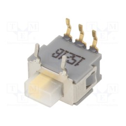 1 pcs x KNITTER-SWITCH - ASE 1 D-RA - Switch: slide, Pos: 2, SPDT, 0.05A, 0.05A, ON-ON, PCB,THT, -20÷85°C