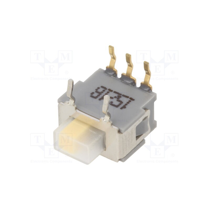 1 pcs x KNITTER-SWITCH - ASE 1 D-RA - Switch: slide, Pos: 2, SPDT, 0.05A, 0.05A, ON-ON, PCB,THT, -20÷85°C