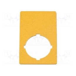 1 pcs x EATON ELECTRIC - M22-XZK - Description label, 22mm, RMQ-Titan, yellow, for emergency button