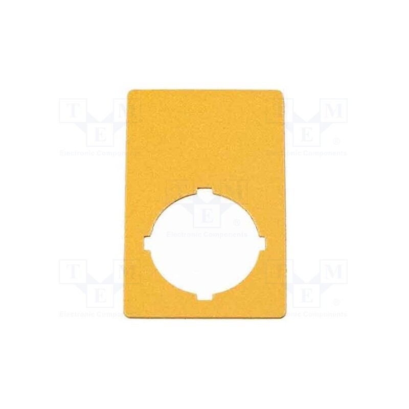 1 pcs x EATON ELECTRIC - M22-XZK - Description label, 22mm, RMQ-Titan, yellow, for emergency button