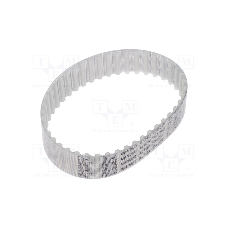 1 pcs x OPTIBELT - T5 260 1677ZA - Timing belt, T5, W: 16mm, H: 2.2mm, Lw: 260mm, Tooth height: 1.2mm