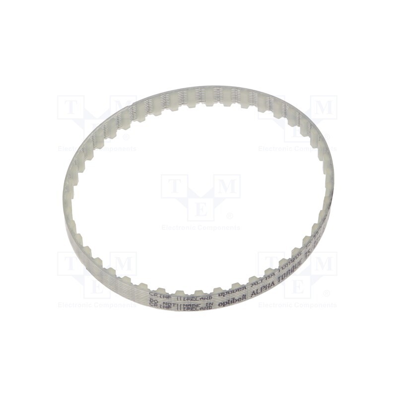 1 pcs x OPTIBELT - T5 225 677ZA - Timing belt, T5, W: 6mm, H: 2.2mm, Lw: 225mm, Tooth height: 1.2mm