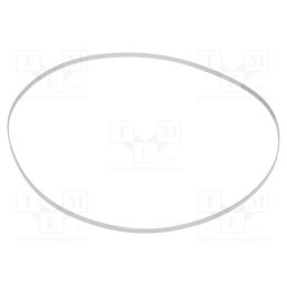 1 pcs x OPTIBELT - T2,5 915 677ZA - Timing belt, T2.5, W: 6mm, H: 1.3mm, Lw: 915mm, Tooth height: 0.7mm