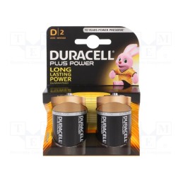 1 set x DURACELL - LR20/D (K2) PLUS POWER - Battery: alkaline, 1.5V, D, non-rechargeable, 2pcs, Plus