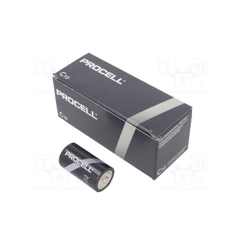 1 set x PROCELL - LR14 INDUSTRIAL - Battery: alkaline, 1.5V, C, non-rechargeable, 10pcs.