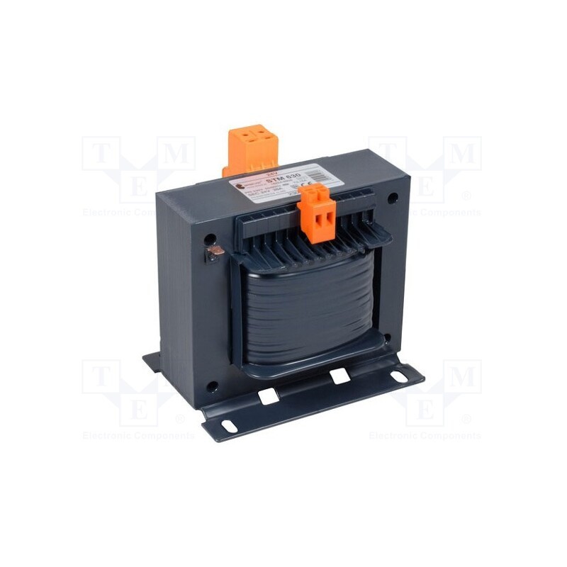1 pcs x BREVE TUFVASSONS - STM630/230/24V - Transformer: mains, 630VA, 230VAC, 24V, Leads: terminal block, IP00