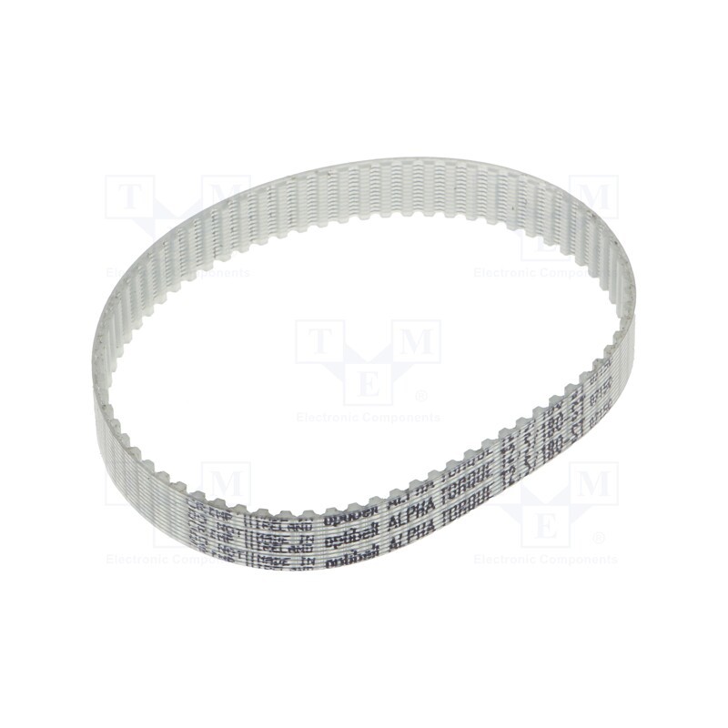 1 pcs x OPTIBELT - T2,5 180 877ZA - Timing belt, T2.5, W: 8mm, H: 1.3mm, Lw: 180mm, Tooth height: 0.7mm
