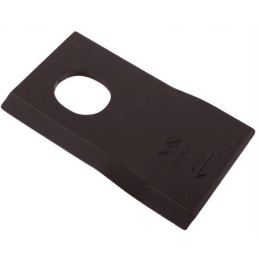 Right mower blade 92x48x4mm hole 20x24
