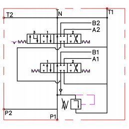 Distributor hydr 2s 40l a1k16 joy 1p badestnost