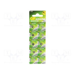 1 set x GP - 177-U10 - Battery: alkaline, 1.5V, coin,R626,SR66, non-rechargeable, 10pcs.