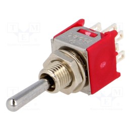 1 pcs x IC SWITCHES - IC2202T1B1M1QE - Switch: toggle, Pos: 3, DP3T, ON-OFF-ON, 3A/125VAC, 3A/28VDC