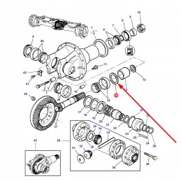3429080m1 spacer 0 50 mm