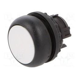 1 pcs x EATON ELECTRIC - M22S-D-W - Switch: push-button, 22mm, Stabl.pos: 1, white, none, IP67, flat