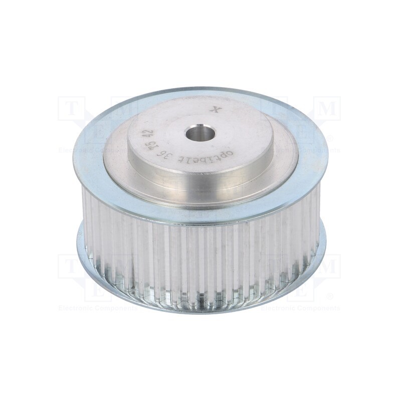 1 pcs x OPTIBELT - 36 T5 42-200ZA - Belt pulley, T5, W: 25mm, whell width: 36mm, Ø: 66mm, aluminium, ZRS