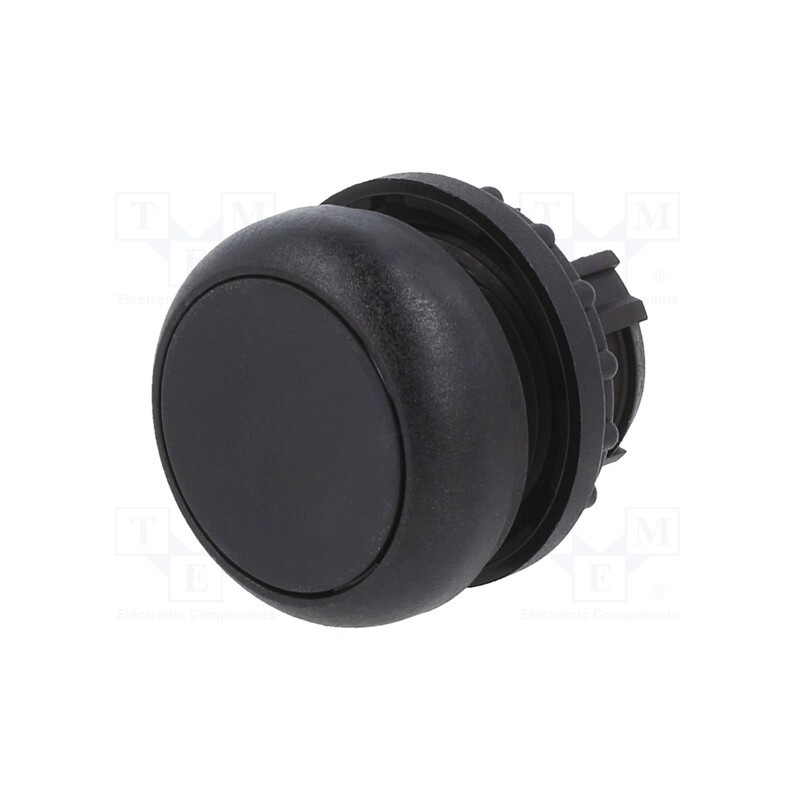 1 pcs x EATON ELECTRIC - M22S-D-S - Switch: push-button, 22mm, Stabl.pos: 1, black, none, IP67, flat