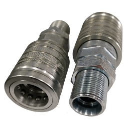 Set of board with 2x M22 euro socket quick connectors