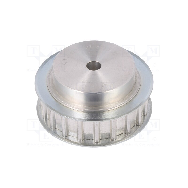 1 pcs x OPTIBELT - 31 AT10 20-200ZA - Belt pulley, AT10, W: 16mm, whell width: 31mm, Ø: 61.8mm, aluminium