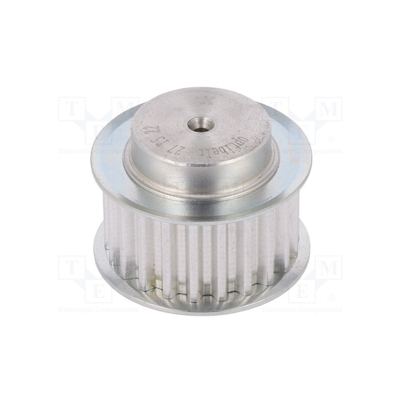 1 pcs x OPTIBELT - 27 T5 22-200ZA - Belt pulley, T5, W: 16mm, whell width: 27mm, Ø: 34.25mm, aluminium
