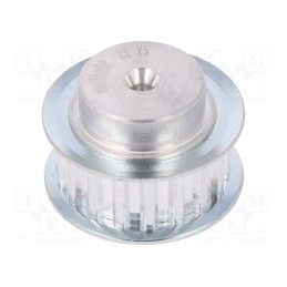 1 pcs x OPTIBELT - 21 T5 19-200ZA - Belt pulley, T5, W: 10mm, whell width: 21mm, Ø: 29.4mm, aluminium