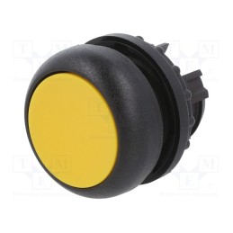 1 pcs x EATON ELECTRIC - M22S-D-Y - Switch: push-button, 22mm, Stabl.pos: 1, yellow, none, IP67, flat