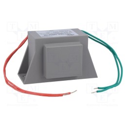 1 pcs x INDEL - TSZZBA 22/001M - Transformer: mains, 22VA, 230VAC, 17V, 1.29A, Leads: leads 200mm