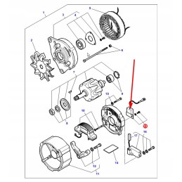 3904373m91 alternator capacitor