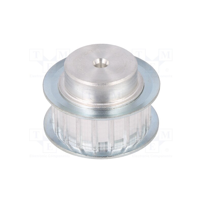 1 pcs x OPTIBELT - 21 AT5 18-200ZA - Belt pulley, AT5, W: 10mm, whell width: 21mm, Ø: 27.4mm, aluminium