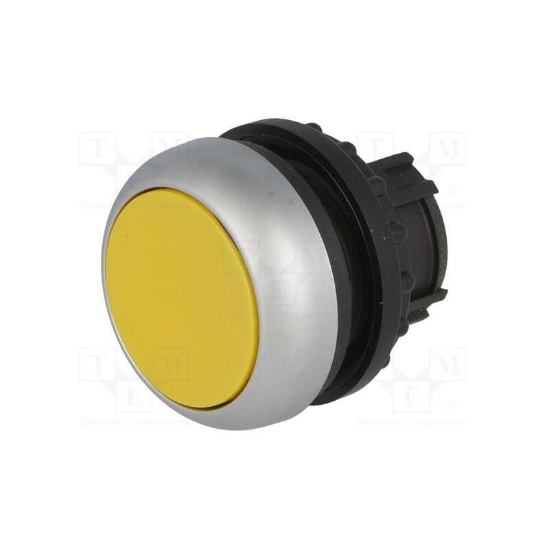 1 pcs x EATON ELECTRIC - M22-D-Y - Switch: push-button, 22mm, Stabl.pos: 1, yellow, none, IP67, flat