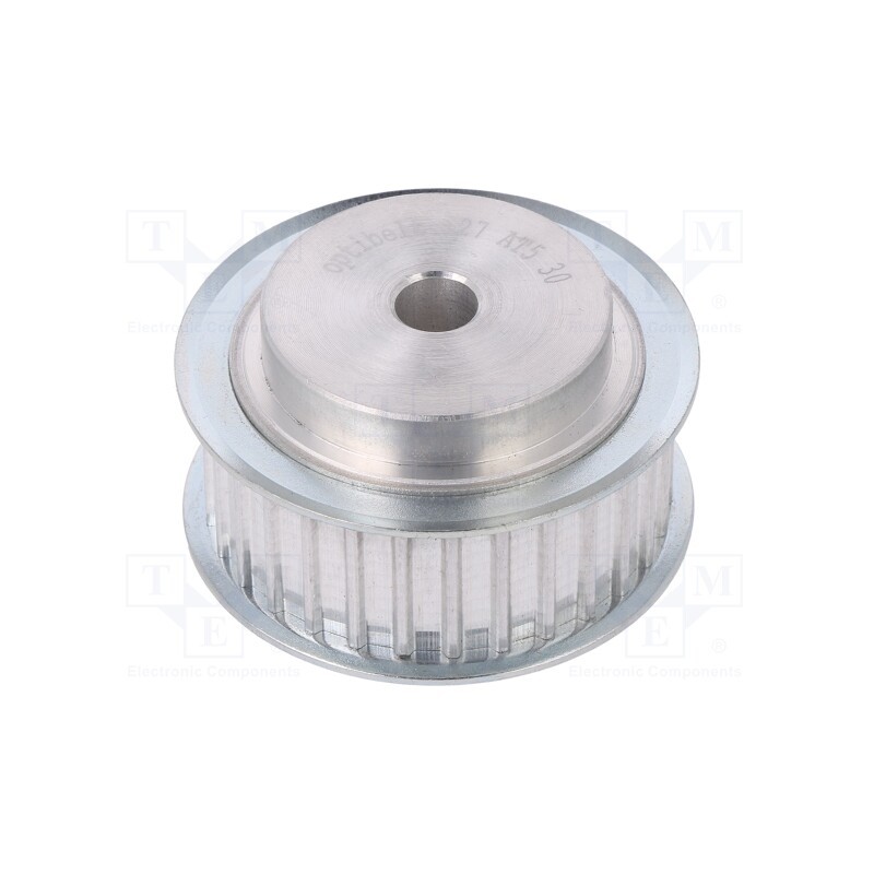 1 pcs x OPTIBELT - 27 AT5 30-200ZA - Belt pulley, AT5, W: 16mm, whell width: 27mm, Ø: 46.55mm, aluminium