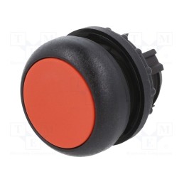 1 pcs x EATON ELECTRIC - M22S-D-R - Switch: push-button, 22mm, Stabl.pos: 1, red, none, IP67, flat, Pos: 2