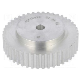 1 pcs x OPTIBELT - 21 T5 44-000ZA - Belt pulley, T5, W: 10mm, whell width: 21mm, Ø: 69.2mm, aluminium