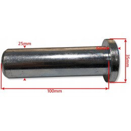 Actuator mounting diameter 25, bolt eye l 100