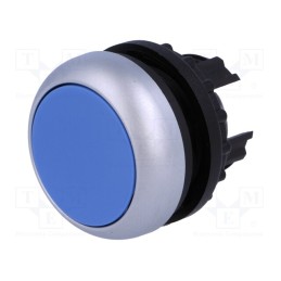 1 pcs x EATON ELECTRIC - M22-D-B - Switch: push-button, 22mm, Stabl.pos: 1, blue, none, IP67, flat